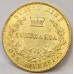 AUSTRALIA 1865 . ONE 1 SOVEREIGN . SYDNEY . GOLD